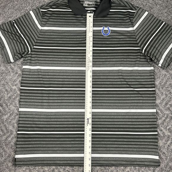 Nike Polo Shirt Men’s 2XL Indianapolis Colts Golf Tour Performance NFL - Picture 3 of 5